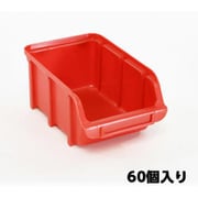 EA661CJ-7 [103x165x74mm パーツトレー（重ね置型・赤/60個）]