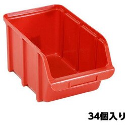 EA661CJ-8 [145x240x127mm パーツトレー（重ね置型・赤/34個）]