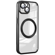 RM-15N-MGBK [iPhone 15用 Magsafe対応 クリアケース ブラック]