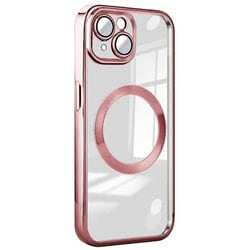 RM-15N-MGRG [iPhone 15用 Magsafe対応 クリアケース ローズゴールド]