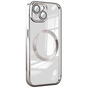 RM-15NPL-MGSV [iPhone 15 Plus用 Magsafe対応 クリアケース シルバー]