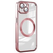 RM-15NPL-MGRG [iPhone 15 Plus用 Magsafe対応 クリアケース ローズゴールド]