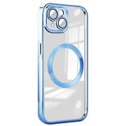 RM-15NPL-MGBL [iPhone 15 Plus用 Magsafe対応 クリアケース ブルー]