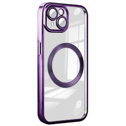 RM-15NPL-MGPP [iPhone 15 Plus用 Magsafe対応 クリアケース パープル]