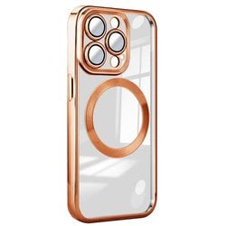 RM-15NPR-MGGD [iPhone 15 Pro用 MagSafe対応 クリアケース ゴールド]