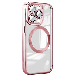 RM-15NPR-MGRG [iPhone 15 Pro用 MagSafe対応 クリアケース ローズゴールド]