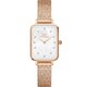 QUADRO LUMINE PRESSED PIANO Rose Gold 20X26mm White 正規品 2年保証 DW00100578
