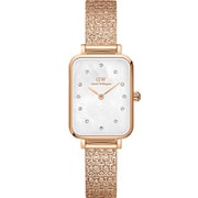 QUADRO LUMINE PRESSED PIANO Rose Gold 20X26mm White 正規品 2年保証 DW00100578