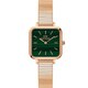 QUADRO STUDIO Rose Gold 22X22mm Green 正規品 2年保証 DW00100520