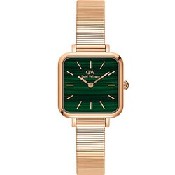 QUADRO STUDIO Rose Gold 22X22mm Green 正規品 2年保証 DW00100520