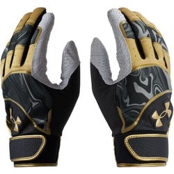 アンディナイアブル プロ バッティンググローブ 1378246 Black/Gold(001) Lサイズ [野球 グローブ]