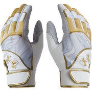 アンディナイアブル プロ バッティンググローブ 1378246 White/Gold(100) Lサイズ [野球 グローブ]