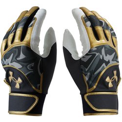 クリーンアップ バッティンググローブ 1378249 Black/Gold(001) Mサイズ [野球 グローブ]