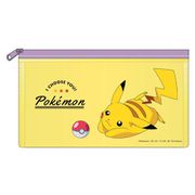 PM-CLP-PK ポケットモンスター クリアフラットポーチ ピカチュウ [キャラクターグッズ]