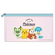 PM-CLP-SG ポケットモンスター クリアフラットポーチ 集合 [キャラクターグッズ]