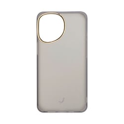 669-961254 [iPhone 15用 salisty クリアカラー 耐衝撃ハードケース チャコールブラック]