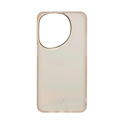 669-961308 [iPhone 15 Pro用 salisty クリアハードケース グレージュ]