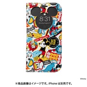 669-964903 [iPhone 15用 フリップ窓付きダイアリーケース ディズニーキャラクター ミッキー＆フレンズ/ステッカー]