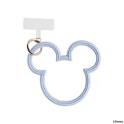 669-965054 [シリコンハンドストラップ ディズニーキャラクター ミッキーアイコン ペールブルー]