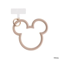 669-965061 [シリコンハンドストラップ ディズニーキャラクター ミッキーアイコン ベージュ]