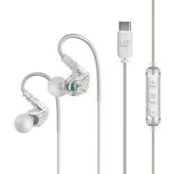 M6-USB 耳掛け式 スポーツイヤホン USB-C対応 Clear EP-M6USB-CL