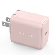USB急速充電器 1-Port Type-C Fast Charger GaN(PD45W) USB PD(パワーデリバリー)対応 45W USB-C×1 GaN搭載 折りたたみ式プラグ採用 薄桜(薄ピンク) CCAC11-LC