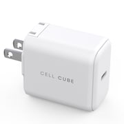 USB急速充電器 1-Port Type-C Fast Charger GaN(PD45W) USB PD(パワーデリバリー)対応 45W USB-C×1 GaN搭載 折りたたみ式プラグ採用 白 CCAC11-WH