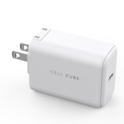 USB急速充電器 1-Port Type-C Fast Charger GaN(PD65W) USB PD(パワーデリバリー)対応 65W USB-C×1 GaN搭載 折りたたみ式プラグ採用 白 CCAC13-WH