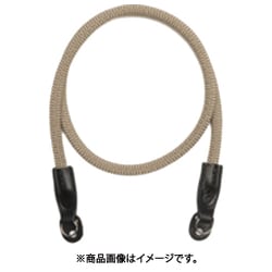カメラ用ネックストラップ ロープカメラストラップ スチールリング ベージュ Rope Camera Strap Beige 115cm