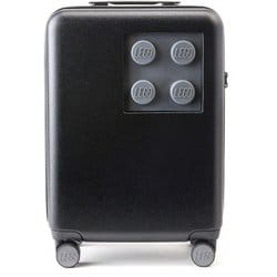 LEGO レゴ スーツケース Signature（シグネチャー） Brick 2×2 Trolley Sサイズ 54.5cm 旅行日数目安：2～3泊 40L TSAロック搭載 機内持ち込み 静音 BLACK×GREY（ブラック×グレー） 20152-1961