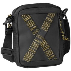 84166-01 [Caterpillar キャタピラー ショルダーバッグ SignatureThe Sixty（シグネチャーザ・シックスティ）The Sixty City Bag BLACK（ブラック）]