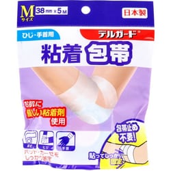 デルガード 粘着包帯 Mサイズ 38mm×5m