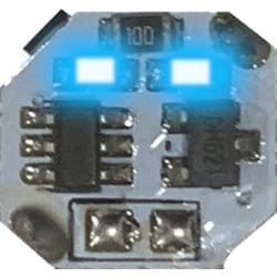 W-PARTS LEDモジュール（磁気スイッチ付） 青 [プラモデル用パーツ]