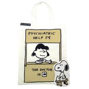 194756-24 PEANUTS PopUp フラットトート スヌーピー＆ルーシー [キャラクターグッズ]