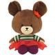 193926-24 くまのがっこう ぬいぐるみ S レトロガーリー ジャッキー [キャラクターグッズ]