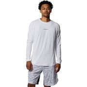 ロングショット ロングスリーブTシャツ 1368856 White(100) 4XLサイズ [バスケットボール シャツ メンズ]