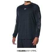 テック グラフィック ロングスリーブTシャツ 1381373 Black/White(001) MDサイズ [バスケットボール 長袖シャツ メンズ]