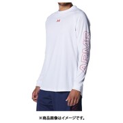 テック グラフィック ロングスリーブTシャツ 1381373 White/Red(100) MDサイズ [バスケットボール 長袖シャツ メンズ]