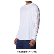 テック グラフィック ロングスリーブTシャツ 1381373 White/Red(100) XLサイズ [バスケットボール 長袖シャツ メンズ]