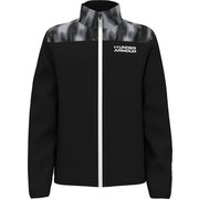 トリコット プリント ウーブン フルジップ ジャケット TRICOT PRINT WOVEN FULL ZIP JACKET 1381178 BLK/BLK/WHT(001) YXLサイズ [アウトドア ジャケット キッズ]
