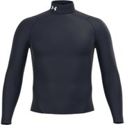 ヒートギアアーマー コンプレッション ロングスリーブ モック シャツ 1369606 MidnightNavy/White(410) XXLサイズ [機能性スポーツウェア シャツ メンズ]