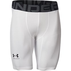 ヒートギア コンプレッション ショーツ 1371948 White(100) 3XLサイズ [バスケットボール ショートパンツ メンズ]