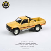 PA-55523 1/64 トヨタ ハイラックス 1984 シングルキャブ イエロー LHD [ダイキャストミニカー]