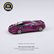 PA-55506 1/64 チゼータ モロダー V16T 1991 パープル リトラクタブル LHD [ダイキャストミニカー]