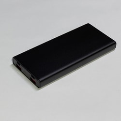 10000mAh 20W USB PD（パワーデリバリー）対応 出力ポート（USB-C×2、USB-A×2） 黒（ブラック） LU2C2MP100A-CCBK
