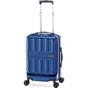 スーツケース MAXBOX フロントオープンタイプ 旅行日数目安:3~4泊 36L ストッパー機能 TSAロック搭載 ロイヤルブルー ALI-8511-18