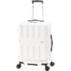 スーツケース MAXBOX フロントオープンタイプ 旅行日数目安：5～7泊 55L ストッパー機能 TSAロック搭載 バニラ ALI-8511-22