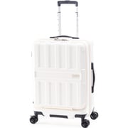 スーツケース MAXBOX フロントオープンタイプ 旅行日数目安:5~7泊 55L ストッパー機能 TSAロック搭載 バニラ ALI-8511-22