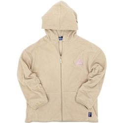 20254829 [Penfield ゆるキャン△ レディース 刺繍マイクロフリースパーカ BEIGE （なでしこ） Sサイズ]