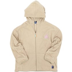 20254829 [Penfield ゆるキャン△ レディース 刺繍マイクロフリースパーカ BEIGE （なでしこ） Mサイズ]